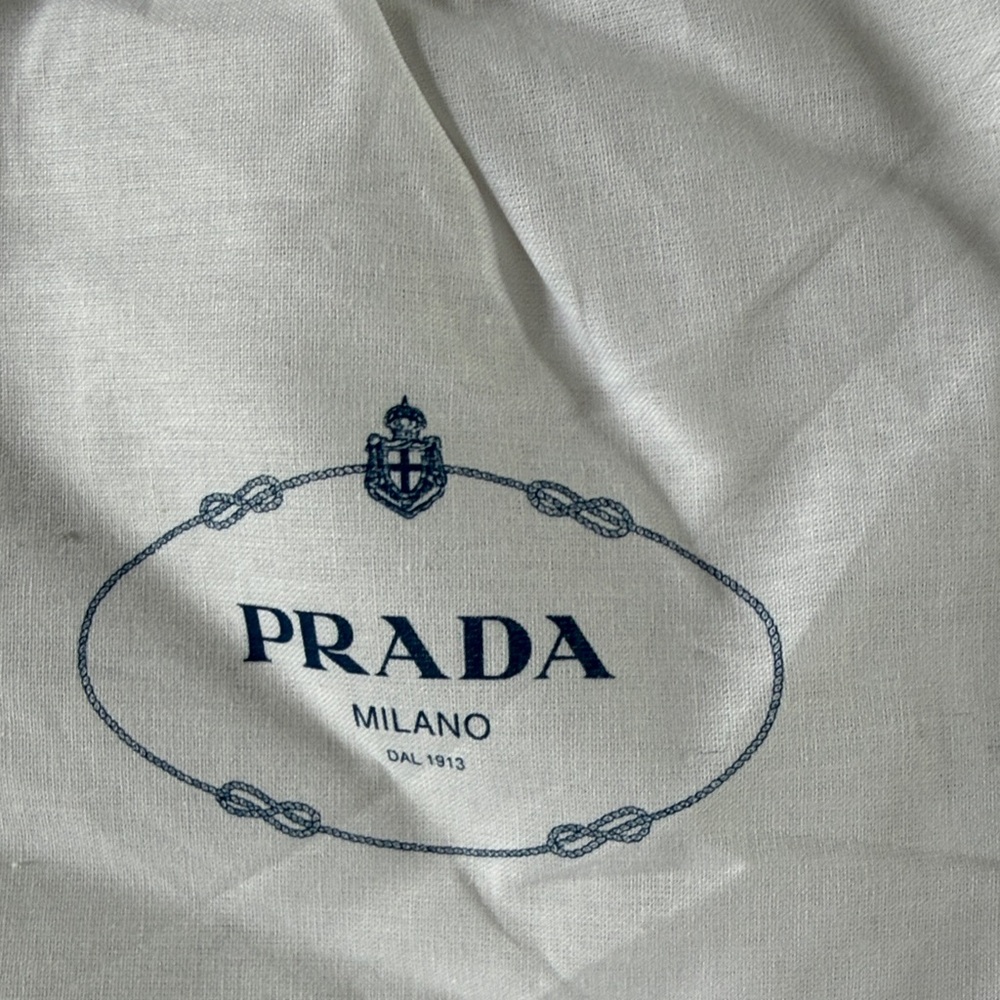 Prada White Drawstring Bag - image 3
